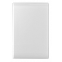 Trader Snow Leopard Blank Plate & Cover White Cover White Grid