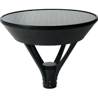 Teknik Solux 20W Konos Solar Post Top Light 4K Black