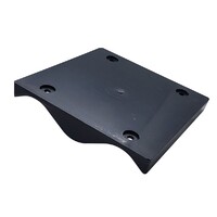 Sureset Corrugated Mounting Block 122x122mm Black