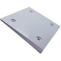 Sureset Weatherboard Mounting Block 122x115mm Light Grey