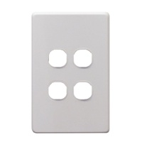 Trader Thriftee Quad Gang Switch Plate