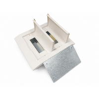 Tesla Plastic Distribution Board Load Centre Recessed with Metal Backing Plate 24 Pole