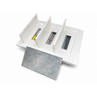 Tesla Plastic Distribution Board Load Centre Recessed with Metal Backing Plate 36 Pole