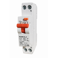Tesla 10A 1 Pole 6kA RCBO Type A