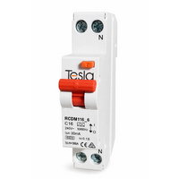 Tesla 16A 1 Pole 6kA RCBO Type A