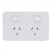 Repelec Tradesave Sleek Double GPO 15A