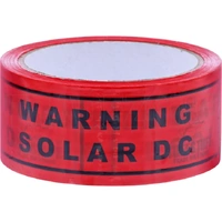General Trade Supplies DC Warning Tape - Red 45mm x 50m