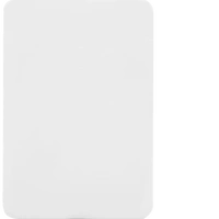 Hager Allure Blank Plate Matt White
