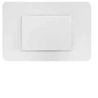 Hager Allure Brush Plate Matt White