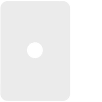 Hager Allure Switch Plate & Grid Matt White