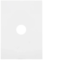 Hager Finesse Switch Plate & Grid Matt White
