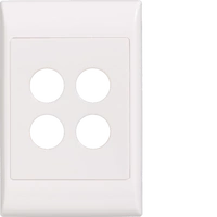 Hager Premiere 4 Gang Switch No Mechs