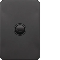 Hager Silhouette Switch Matt Black