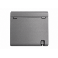 Trader Wolverine Surface Mount Weatherproof Metal Switchboard 10 Way 100A IP65 Grey