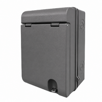 Trader Wolverine Surface Mount Weatherproof Metal Switchboard 5 Way 100A IP65 Grey
